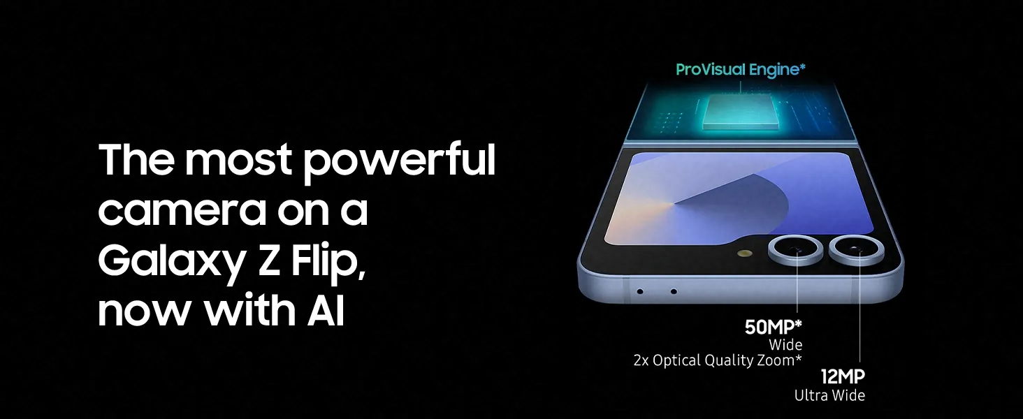 The most powerful camera on a Galaxy Z Flip, now with AI