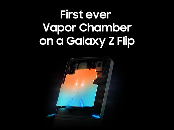 First ever Vapor Chamber on a Galaxy Z Flip